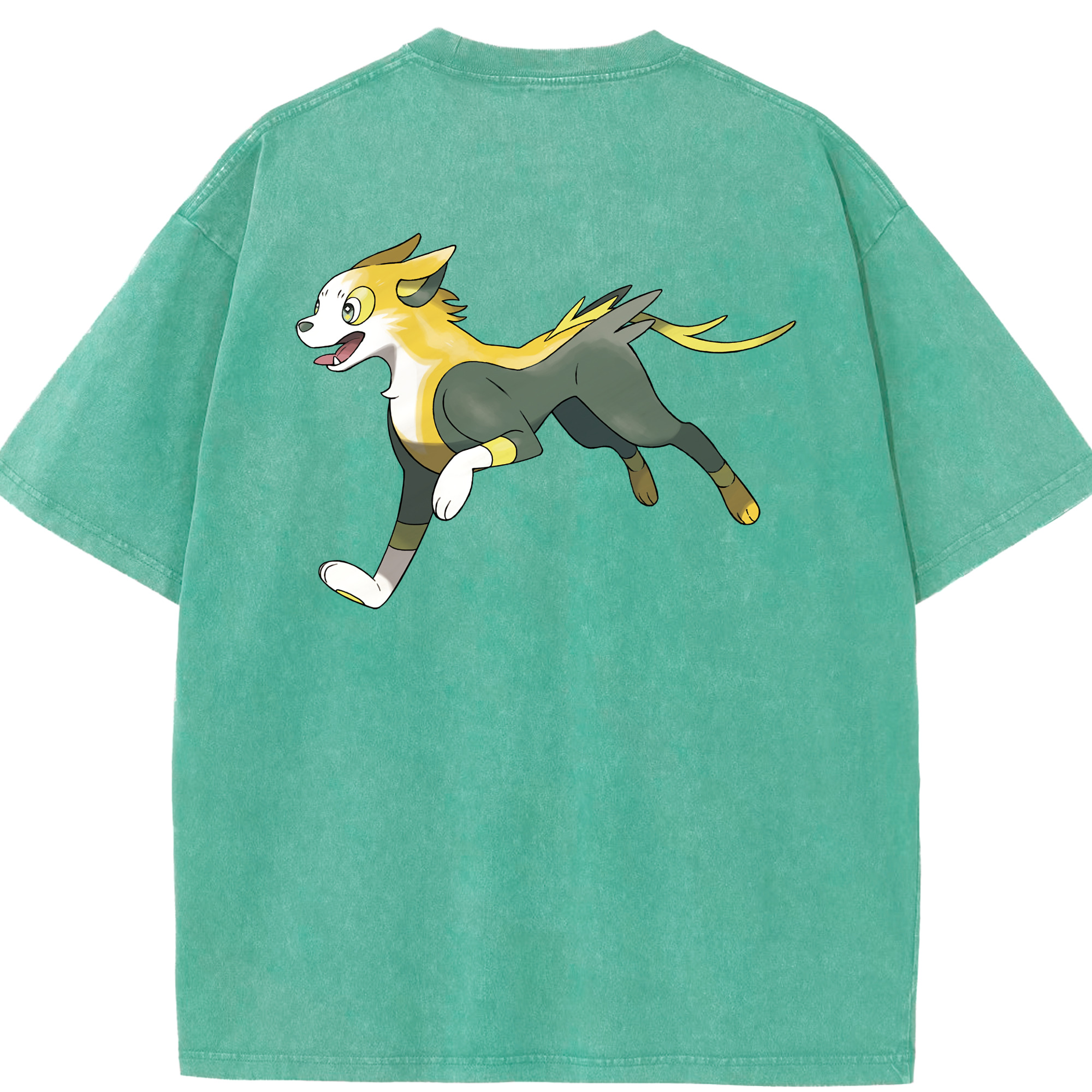 （画像用） ポケットモンスター Pokémon 綿100% ヴィンテージ風 半袖Tシャツ（背面プリント）